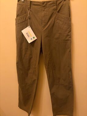 rag & bone Military Green Cotton Trousers - New